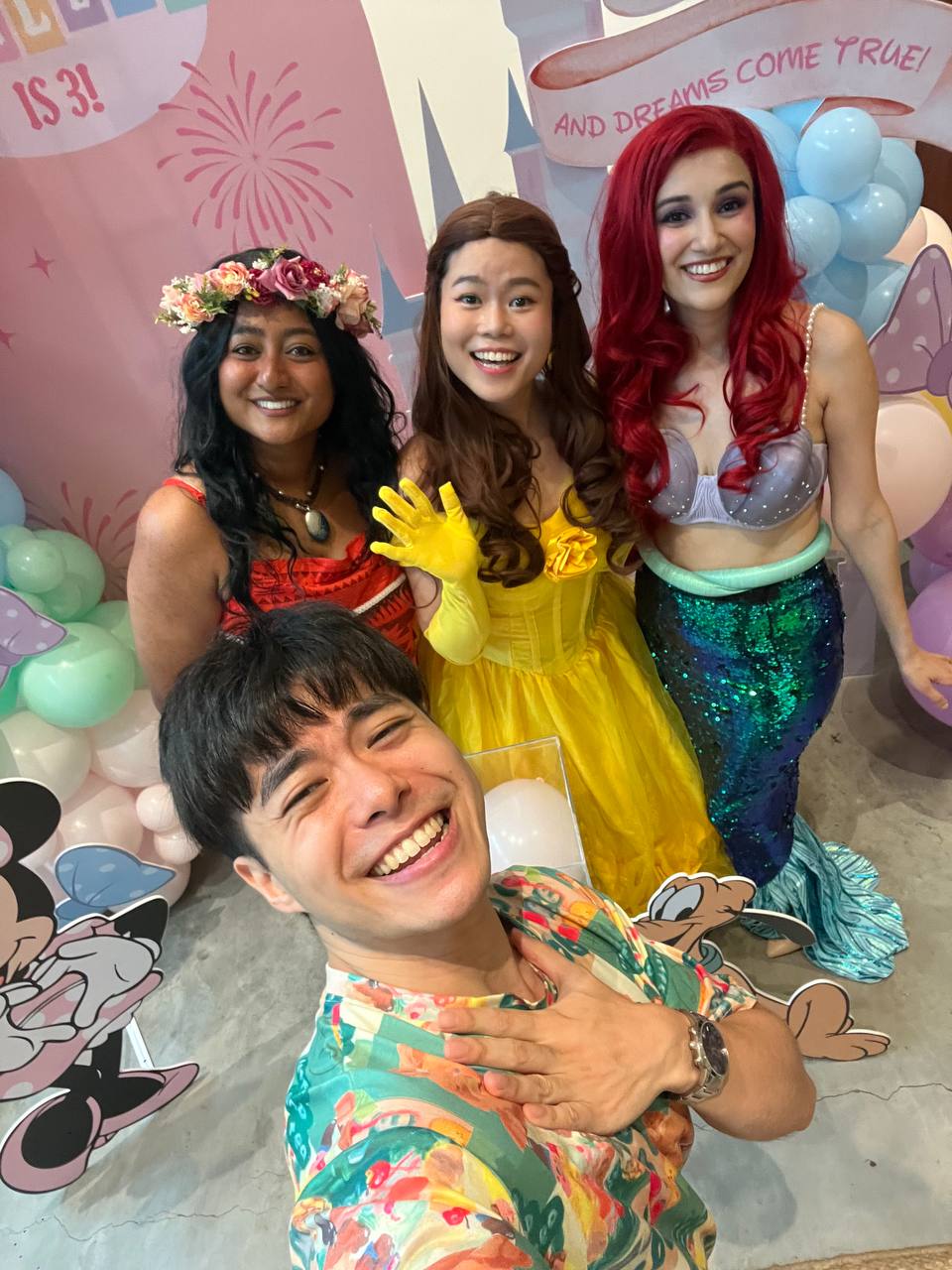 Procuring Princesses for a Kid's Birthday Party, Coordinating and running the show