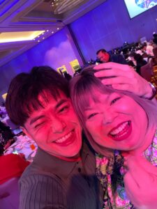 selfie with one of the attendees