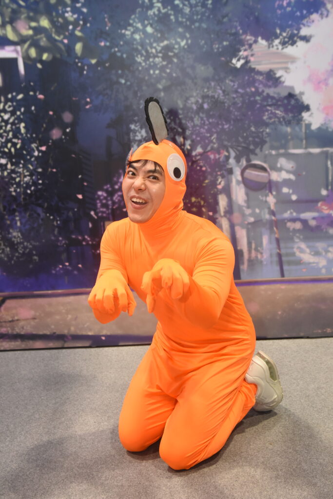 Costume idea - Pochita from Chainsaw Man with a body suit