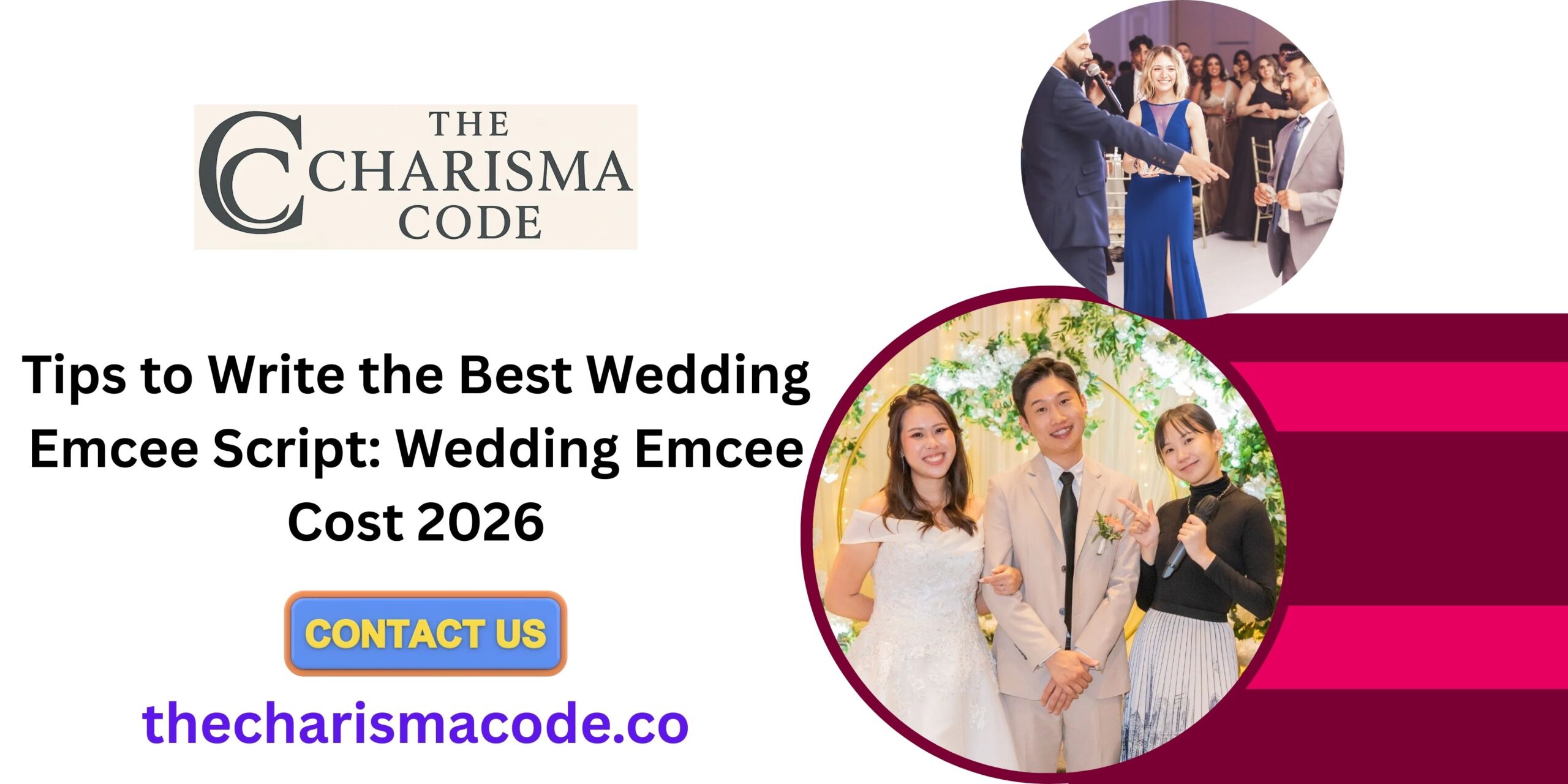 Best Wedding Emcee Script & Wedding Emcee Cost 2026